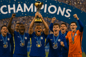 El Chelsea celebra el Mundial de Clubes.